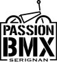 logo Passion BMX w Serignan white